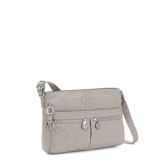 Kipling New Angie Crossbody Bags Grey Gris | CA 1196BE